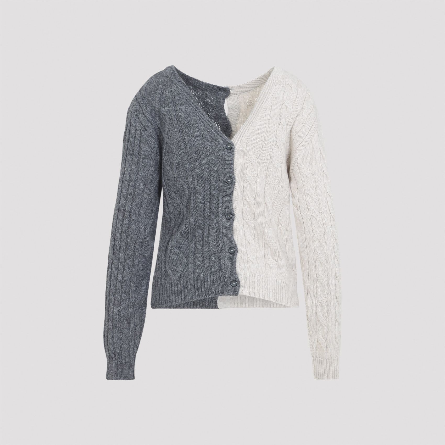 Moschino Moschino Bicolor Cardigan Size M / US 6-8 / IT 42-44 - 2 Thumbnail