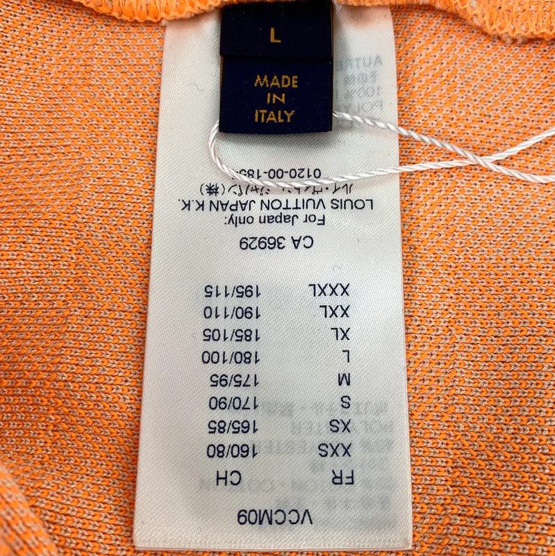 Louis Vuitton Louis Vuitton Men's Orange Cotton Sweatshirt 0089 Size US L / EU 52-54 / 3 - 6 Thumbnail