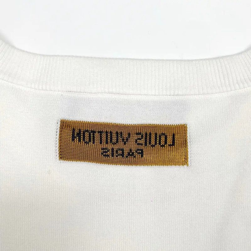 Louis Vuitton Louis Vuitton White Cotton Short Sleeve T-Shirt 0089 Size US M / EU 48-50 / 2 - 6 Thumbnail