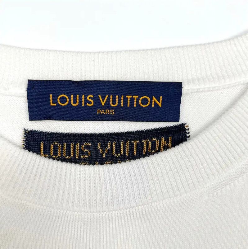 Louis Vuitton Louis Vuitton White Cotton Short Sleeve T-Shirt 0089 Size US M / EU 48-50 / 2 - 4 Thumbnail