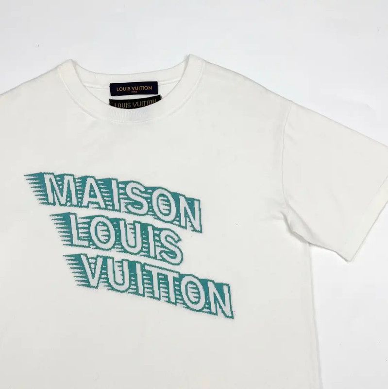 Louis Vuitton Louis Vuitton White Cotton Short Sleeve T-Shirt 0089 Size US M / EU 48-50 / 2 - 3 Thumbnail