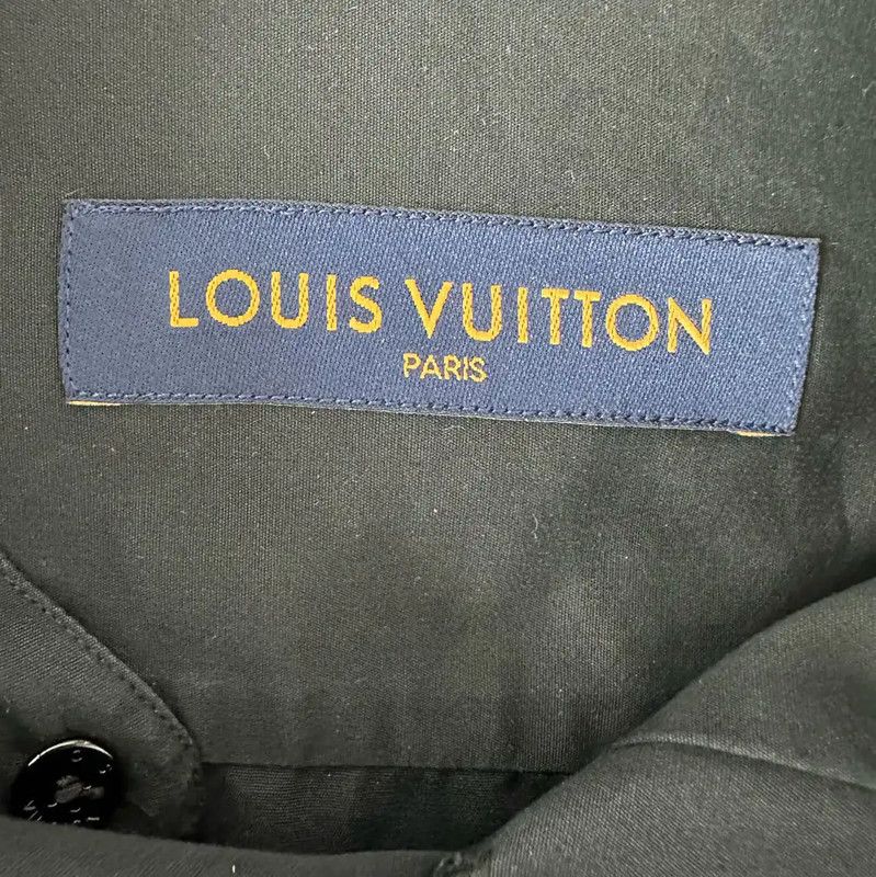 Louis Vuitton Louis Vuitton Black Cotton Men's Shirt 0089 Size US M / EU 48-50 / 2 - 4 Thumbnail