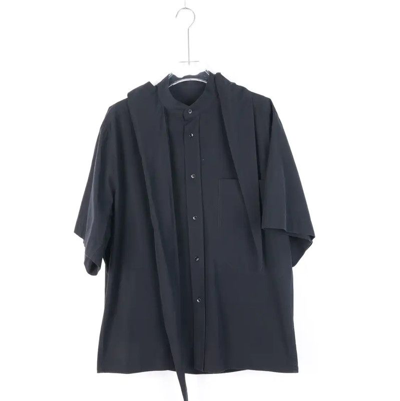 Louis Vuitton Louis Vuitton Black Cotton Men's Shirt 0089 Size US M / EU 48-50 / 2 - 2 Thumbnail