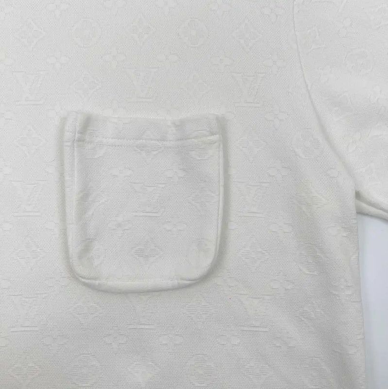 Louis Vuitton Louis Vuitton White Cotton Short Sleeve T-Shirt 0089 Size US XL / EU 56 / 4 - 3 Thumbnail