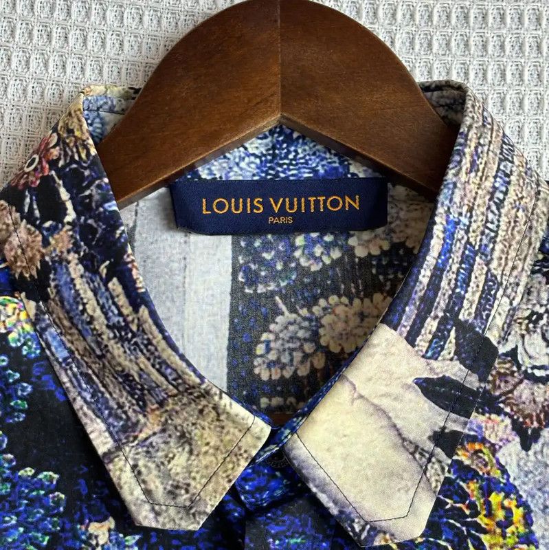 Louis Vuitton Louis Vuitton Multicolor Silk Blend Long Sleeve Shirt 0089 Size US XL / EU 56 / 4 - 3 Thumbnail