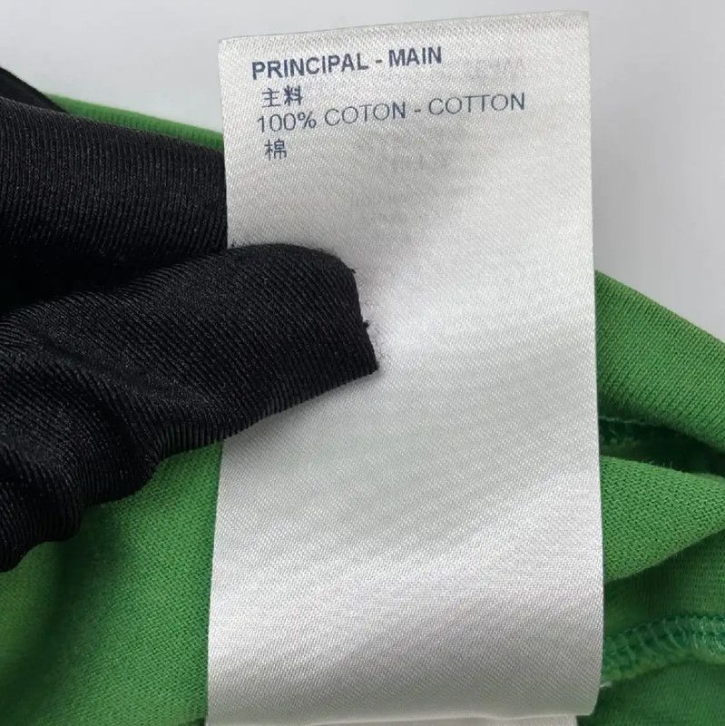 Louis Vuitton Louis Vuitton Green Cotton Short Sleeve T-Shirt 0089 Size US L / EU 52-54 / 3 - 9 Thumbnail
