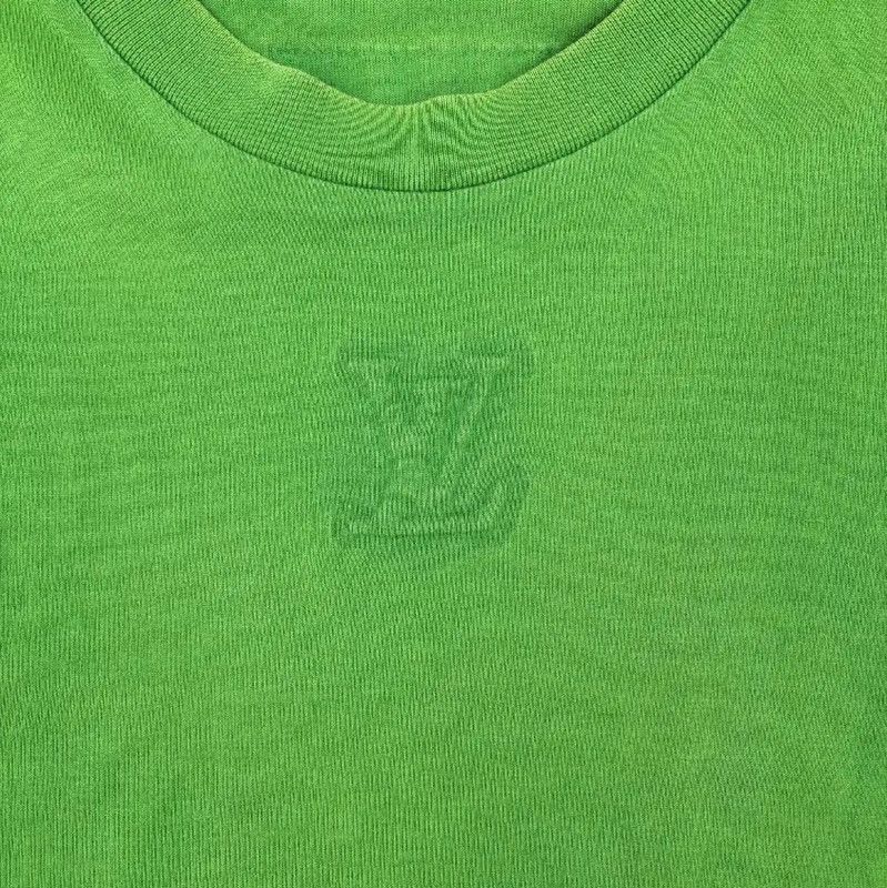 Louis Vuitton Louis Vuitton Green Cotton Short Sleeve T-Shirt 0089 Size US L / EU 52-54 / 3 - 5 Thumbnail