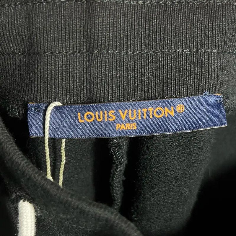 Louis Vuitton Louis Vuitton Men's Casual Black Cotton Pants 0089 Size US 38 / EU 54 - 3 Thumbnail