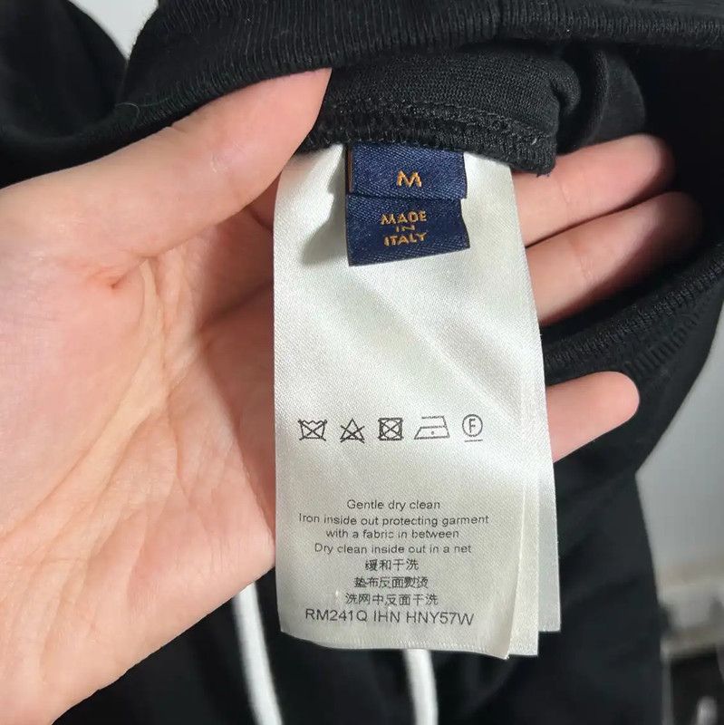 Louis Vuitton Louis Vuitton Men's Casual Black Cotton Pants 0089 Size US 38 / EU 54 - 4 Thumbnail