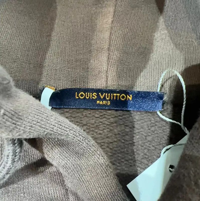 Louis Vuitton Louis Vuitton Brown Cotton Blend Hoodie 0089 Size US XL / EU 56 / 4 - 5 Thumbnail