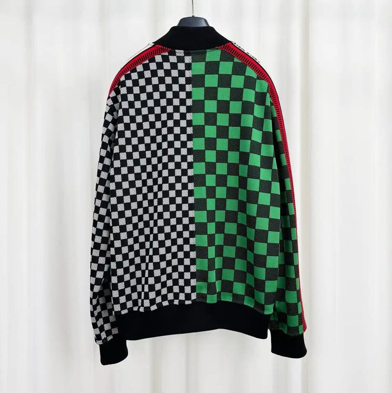 Louis Vuitton Louis Vuitton Checkerboard Knit Long Sleeve Jacket 0089 Size US M / EU 48-50 / 2 - 2 Thumbnail