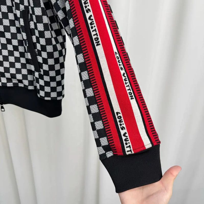 Louis Vuitton Louis Vuitton Checkerboard Knit Long Sleeve Jacket 0089 Size US M / EU 48-50 / 2 - 4 Thumbnail