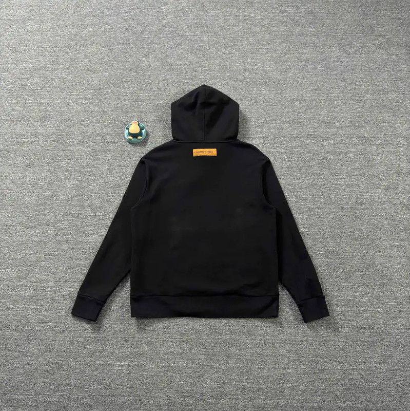 Louis Vuitton Louis Vuitton Black Cotton Hoodie for Men 0089 Size US M / EU 48-50 / 2 - 2 Thumbnail
