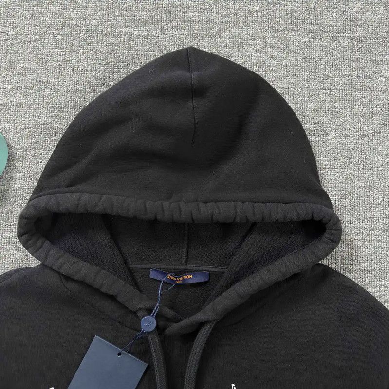 Louis Vuitton Louis Vuitton Black Cotton Hoodie for Men 0089 Size US M / EU 48-50 / 2 - 3 Thumbnail