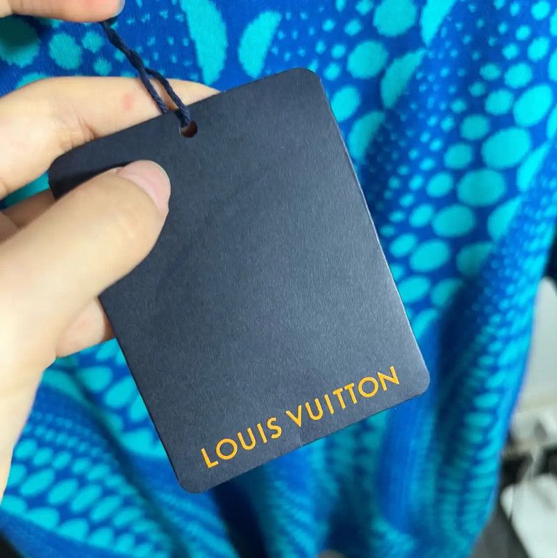 Louis Vuitton Louis Vuitton Men's Blue Cotton T-shirt 0089 Size US S / EU 44-46 / 1 - 5 Thumbnail
