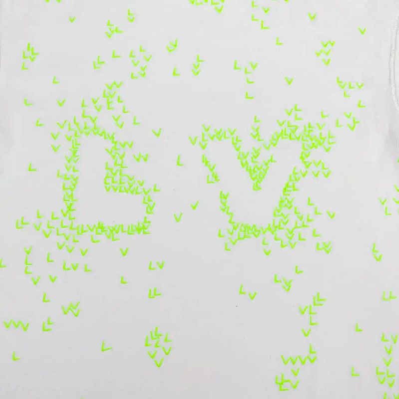Louis Vuitton Louis Vuitton White Embroidered Men's T-Shirt 0089 Size US M / EU 48-50 / 2 - 6 Thumbnail