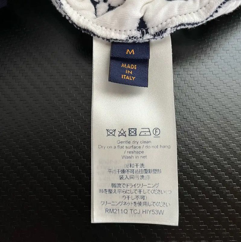 Louis Vuitton Louis Vuitton Blue Cotton Men's Knit Sweater 0089 Size US M / EU 48-50 / 2 - 5 Thumbnail