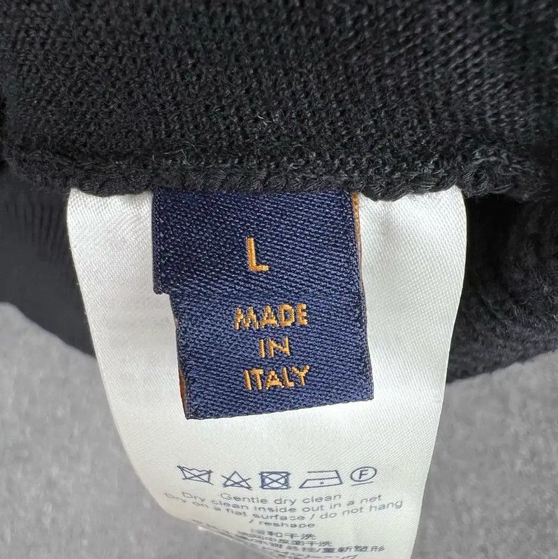 Louis Vuitton Louis Vuitton Men's Black Knit Sweater 0089 Size US L / EU 52-54 / 3 - 4 Thumbnail