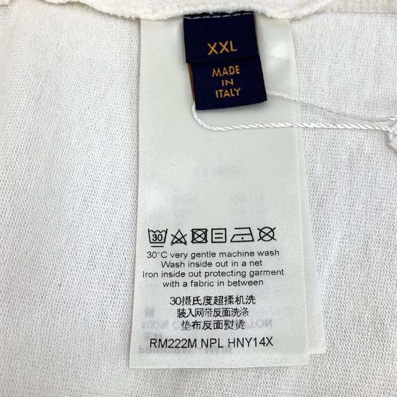 Louis Vuitton Louis Vuitton White Cotton XXL T-Shirt for Men 0089 Size US XXL / EU 58 / 5 - 7 Thumbnail