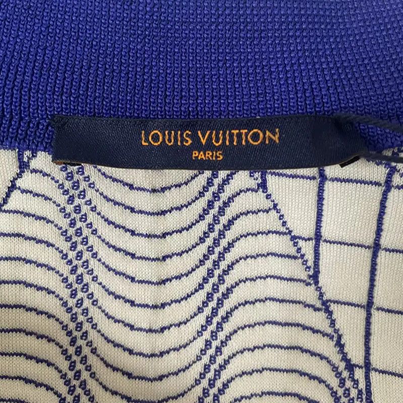 Louis Vuitton Louis Vuitton Men's Blue Cotton Jacket 0089 Size US L / EU 52-54 / 3 - 3 Thumbnail