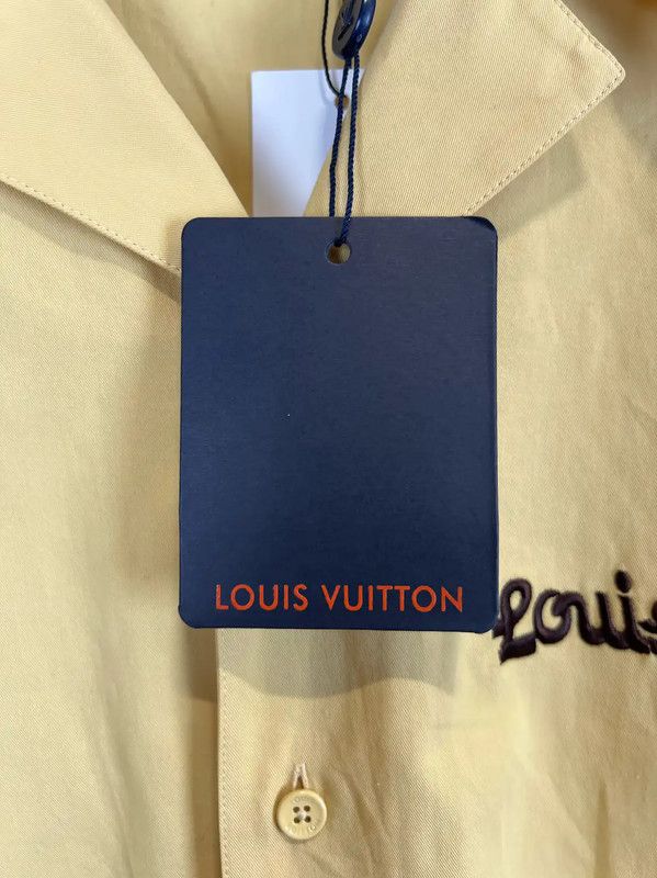 Louis Vuitton Louis Vuitton Yellow Short Sleeve Shirt for Men 0089 Size US M / EU 48-50 / 2 - 7 Thumbnail