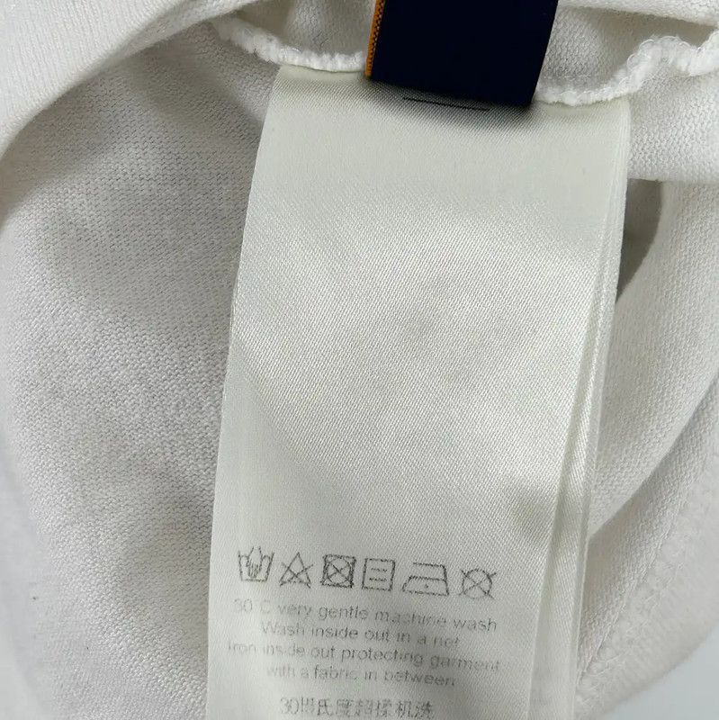 Louis Vuitton Louis Vuitton White Cotton Men's T-Shirt 0089 Size US L / EU 52-54 / 3 - 7 Thumbnail