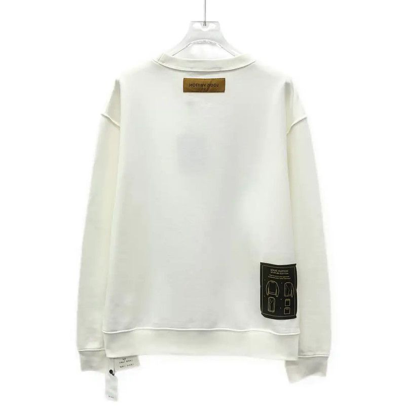 Louis Vuitton Louis Vuitton White Cotton Men's Sweatshirt S Size 0089 Size US S / EU 44-46 / 1 - 2 Thumbnail