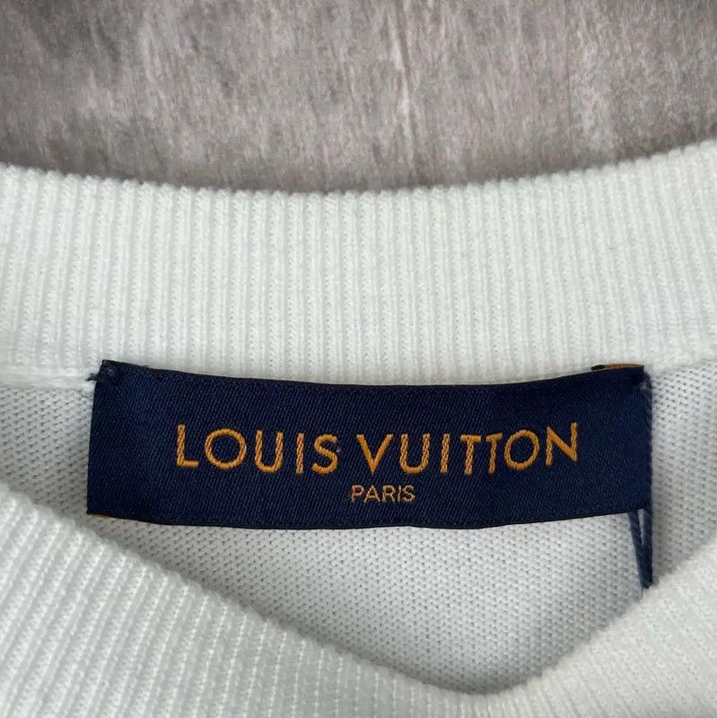 Louis Vuitton Louis Vuitton Men's White Cotton T-Shirt 0089 Size US L / EU 52-54 / 3 - 4 Thumbnail