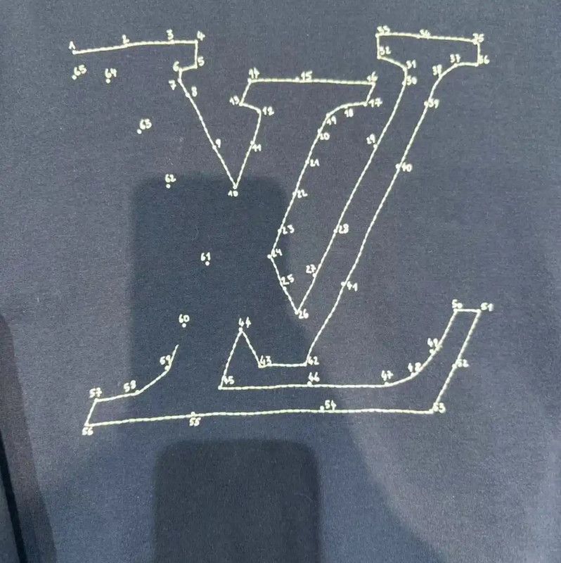 Louis Vuitton Louis Vuitton Blue Cotton Blend Sweatshirt 0089 Size US S / EU 44-46 / 1 - 3 Thumbnail