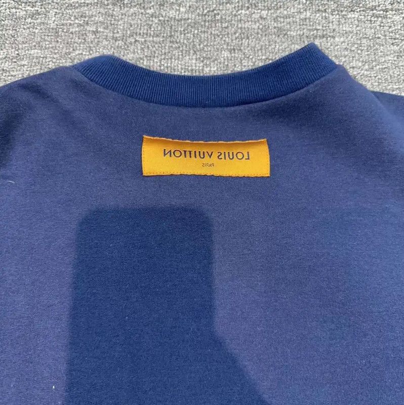 Louis Vuitton Louis Vuitton Blue Cotton Blend Sweatshirt 0089 Size US S / EU 44-46 / 1 - 4 Thumbnail