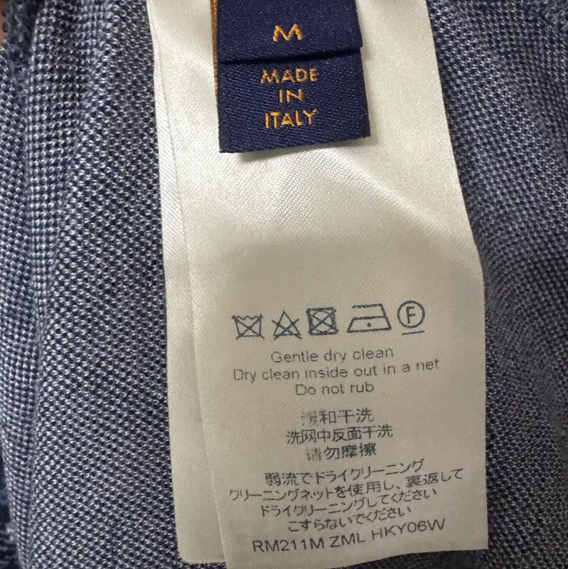 Louis Vuitton Louis Vuitton Navy Blue Cotton Men’s T-Shirt 0089 Size US L / EU 52-54 / 3 - 4 Thumbnail