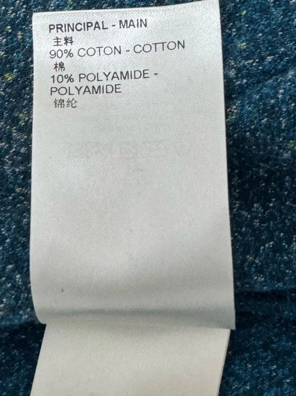Louis Vuitton Louis Vuitton Men's Blue Hoodie with Yellow Detail 0089 Size US M / EU 48-50 / 2 - 7 Thumbnail