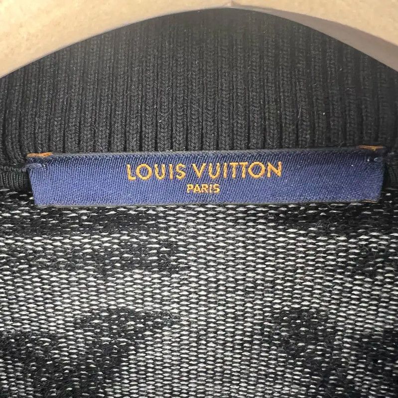 Louis Vuitton Louis Vuitton Black Cotton Oversized Jacket 0089 Size US XL / EU 56 / 4 - 3 Thumbnail