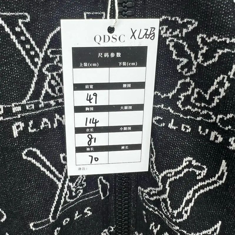Louis Vuitton Louis Vuitton Black Cotton Oversized Jacket 0089 Size US XL / EU 56 / 4 - 6 Thumbnail