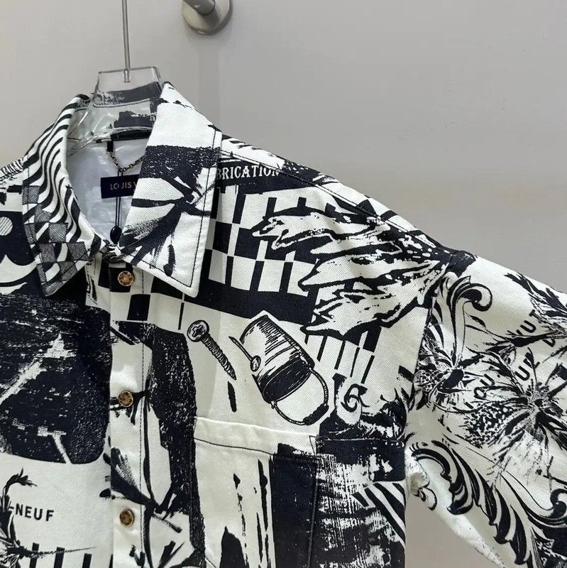 Louis Vuitton Louis Vuitton Colorful Cotton Print Short Sleeve Shirt 0089 Size US M / EU 48-50 / 2 - 3 Thumbnail