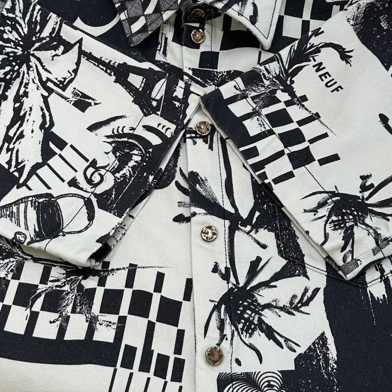 Louis Vuitton Louis Vuitton Colorful Cotton Print Short Sleeve Shirt 0089 Size US M / EU 48-50 / 2 - 4 Thumbnail
