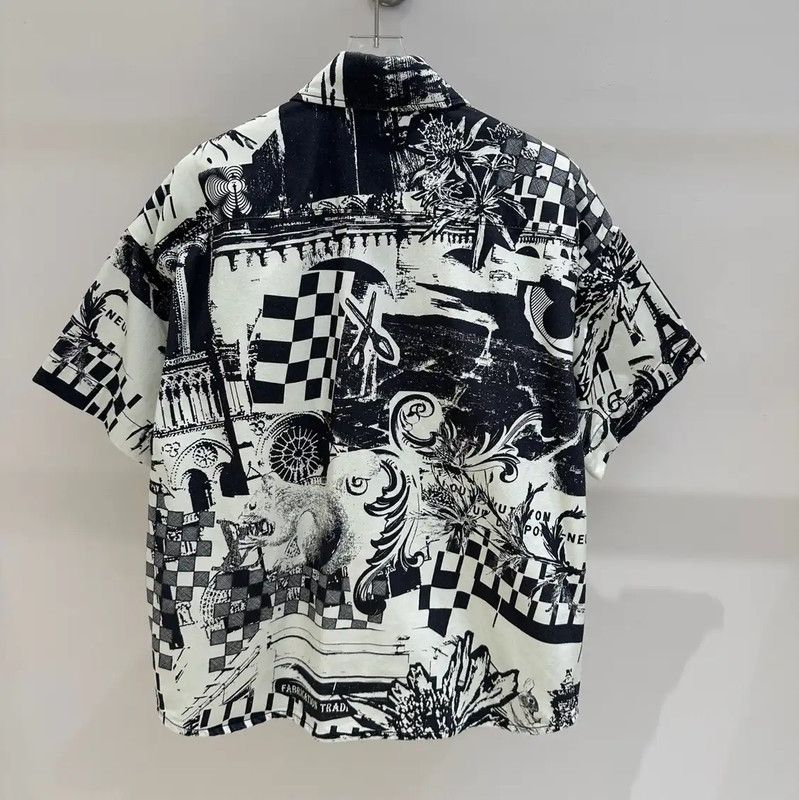 Louis Vuitton Louis Vuitton Colorful Cotton Print Short Sleeve Shirt 0089 Size US M / EU 48-50 / 2 - 5 Thumbnail