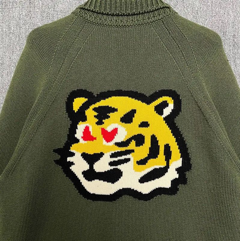 Louis Vuitton Louis Vuitton Green Wool Knit Sweater 0089 Size US XXL / EU 58 / 5 - 4 Thumbnail