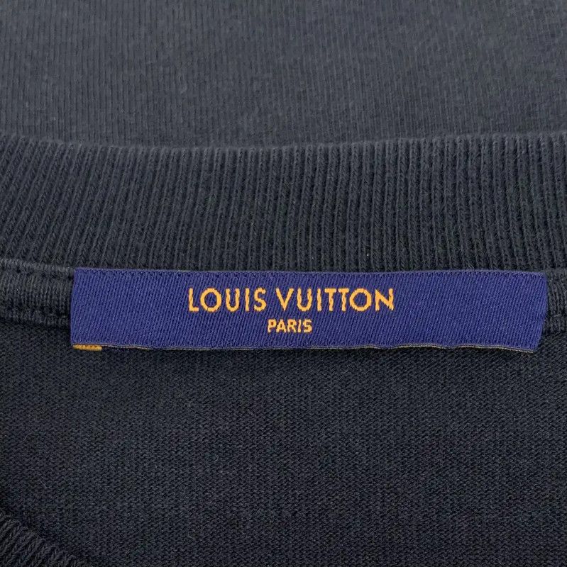 Louis Vuitton Louis Vuitton Black Cotton Men's T-Shirt 0089 Size US L / EU 52-54 / 3 - 5 Thumbnail