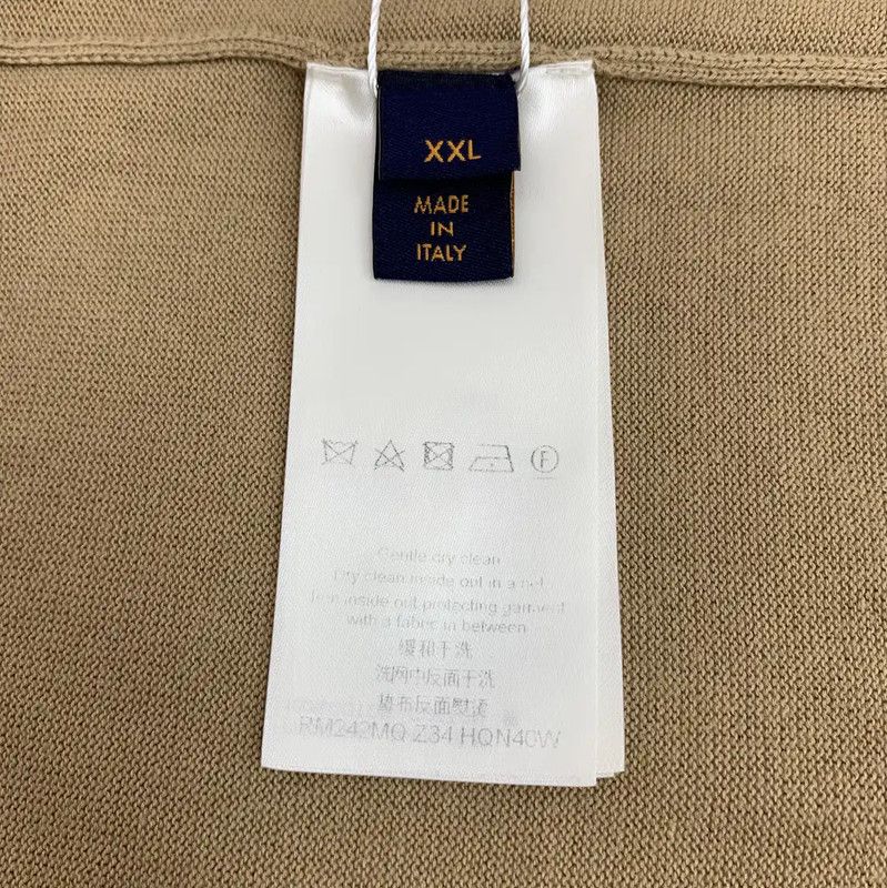 Louis Vuitton Louis Vuitton Brown Cotton XXL Men's T-Shirt 0089 Size US XXL / EU 58 / 5 - 6 Thumbnail