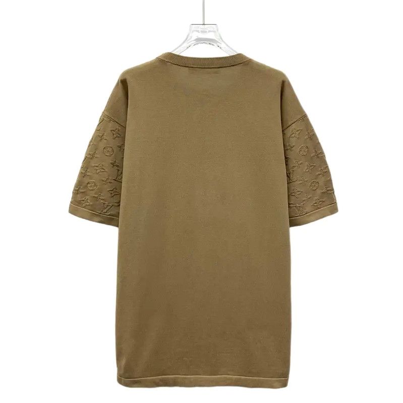 Louis Vuitton Louis Vuitton Brown Cotton XXL Men's T-Shirt 0089 Size US XXL / EU 58 / 5 - 2 Thumbnail