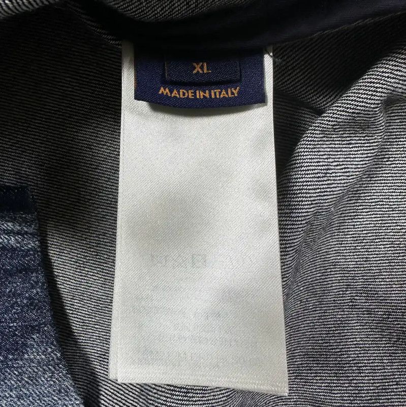 Louis Vuitton Louis Vuitton Men's XL Dark Blue Shirt 0089 Size US XL / EU 56 / 4 - 8 Thumbnail