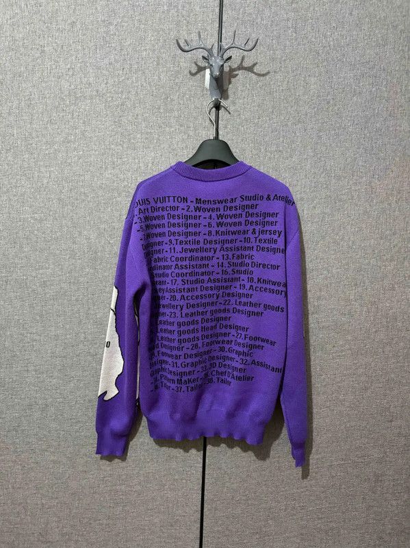 Louis Vuitton Louis Vuitton Colorful Embroidered Wool Sweater 0089 Size US S / EU 44-46 / 1 - 2 Thumbnail