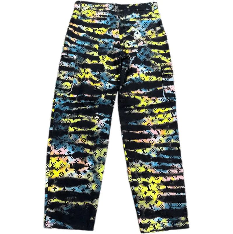 Louis Vuitton Louis Vuitton Multicolor Cotton Casual Pants 0089 Size US 34 / EU 50 - 2 Thumbnail