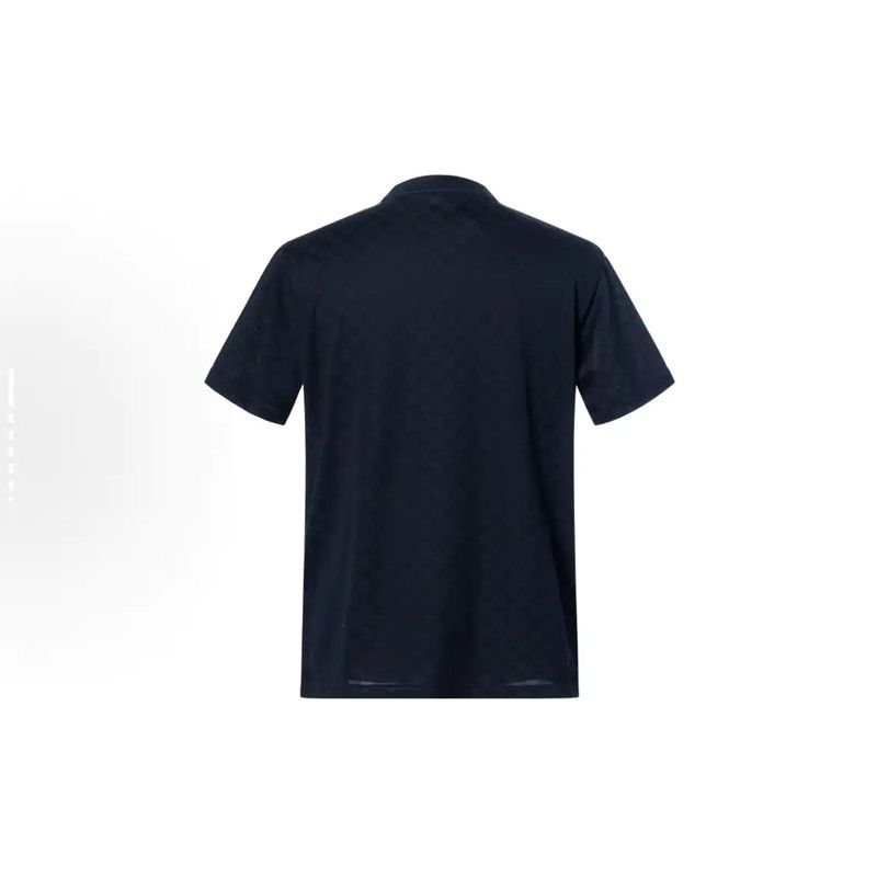 Louis Vuitton Louis Vuitton Dark Blue Cotton Men's T-Shirt 0089 Size US L / EU 52-54 / 3 - 2 Thumbnail