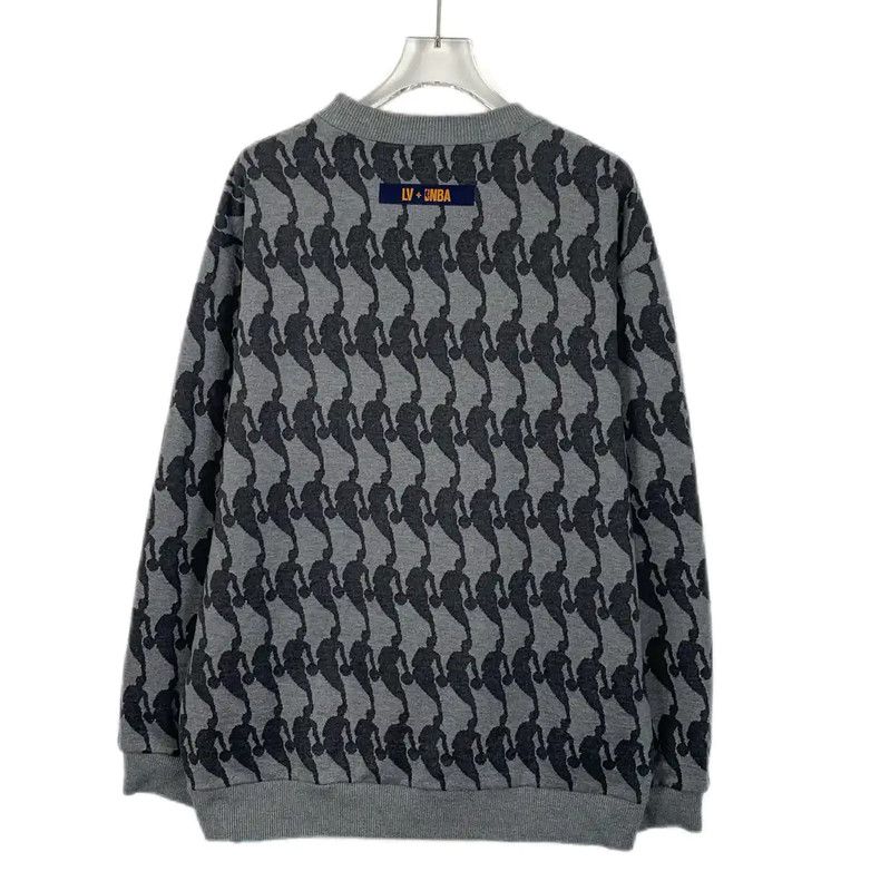Louis Vuitton Louis Vuitton Gray Cotton Knit Sweater for Men 0089 Size US L / EU 52-54 / 3 - 2 Thumbnail