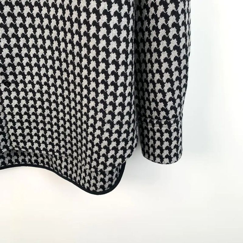 Louis Vuitton Louis Vuitton Men's Black Wool Shirt XL Size 0089 Size US XL / EU 56 / 4 - 4 Thumbnail