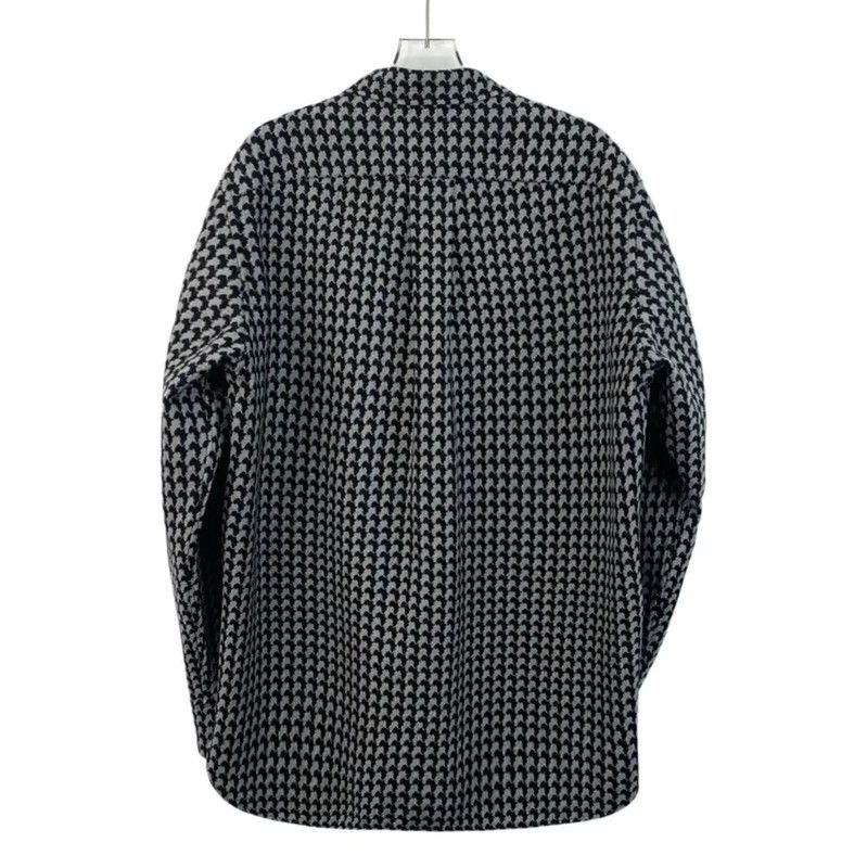 Louis Vuitton Louis Vuitton Men's Black Wool Shirt XL Size 0089 Size US XL / EU 56 / 4 - 2 Thumbnail