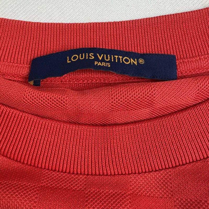 Louis Vuitton Louis Vuitton Red Men's T-Shirt 0089 Size US L / EU 52-54 / 3 - 3 Thumbnail