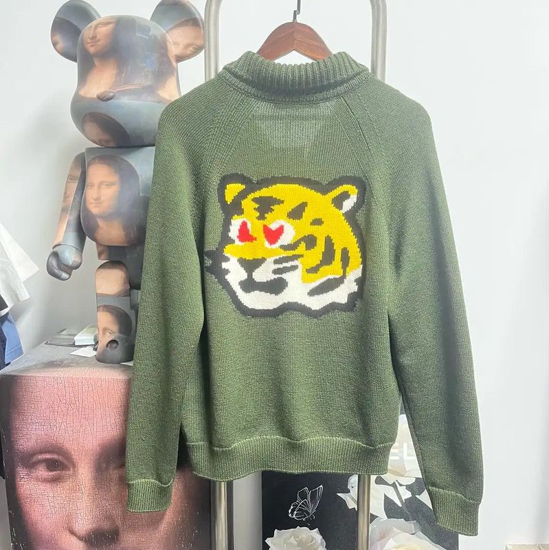 Louis Vuitton Louis Vuitton Green Knit Sweater for Men 0089 Size US M / EU 48-50 / 2 - 2 Thumbnail